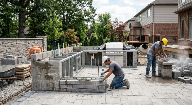 Outdoor Kitchen Renovation in Katy, TX